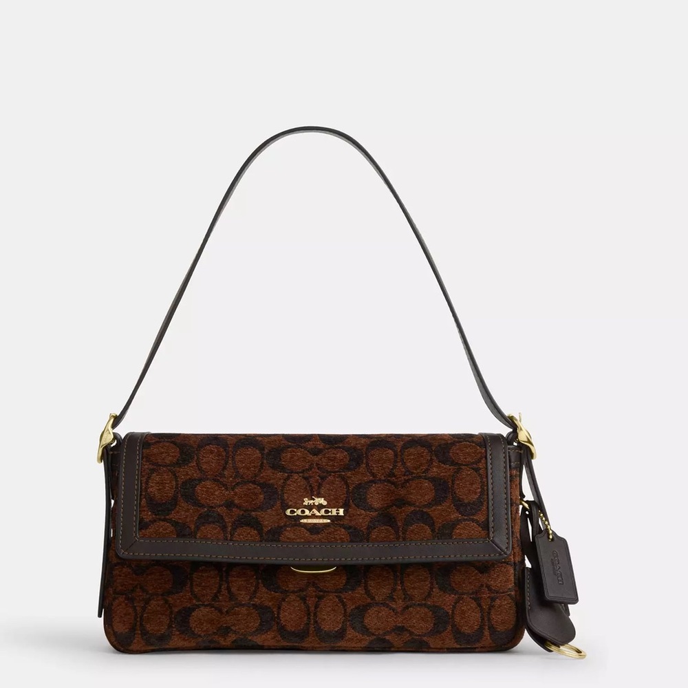 🤎✨‼️FIRM ON PRICE‼️Coach Signature Brown Shoulder Bag🤎✨